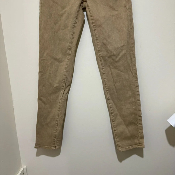 Women’s Unisex Vintage Lauren Ralph  Lauren Khaki Colour Skinny Jeans Size: 29 - Picture 6 of 16